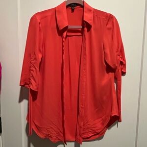 Express Vibrant Orange Women's Blouse